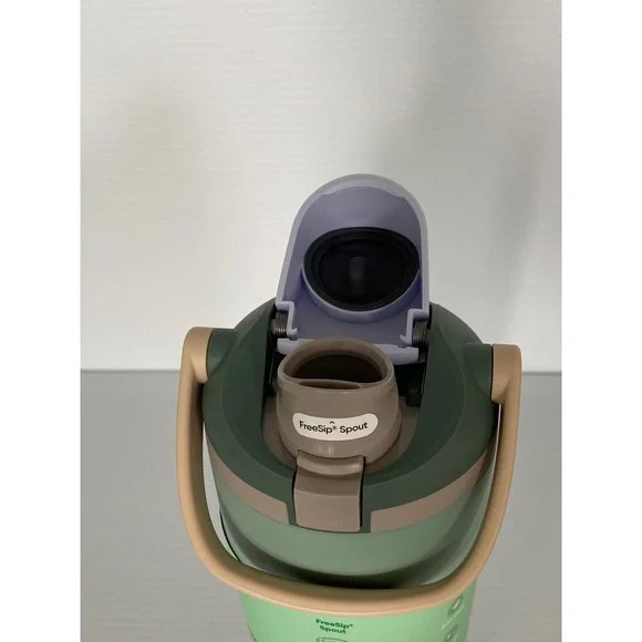 Owala FreeSip Tumbler Travel Grip Eucalyptus 40 oz Built in Straw Leak Proof - Picture 4 of 5